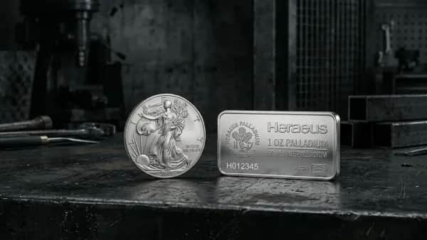 Palladium kaufen — Palladium-Münzen und Barren