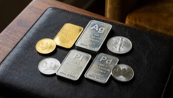 Edelmetalle kaufen – alle 4 Metalle