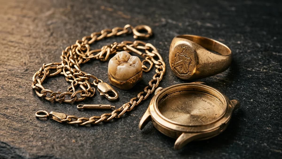 Altgold, Zahngold und Bruchgold — wir kaufen alle Goldarten zum fairen Preis