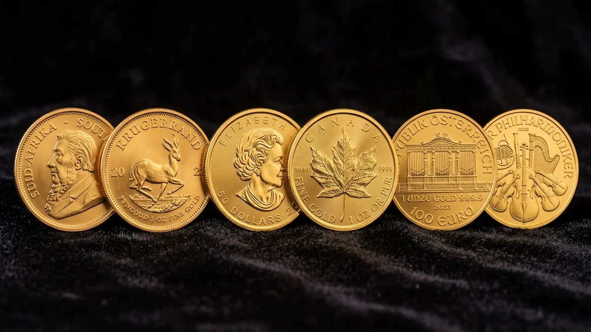 Goldmünzen kaufen — Krügerrand, Maple Leaf und Wiener Philharmoniker bei GoldSilberMarkt
