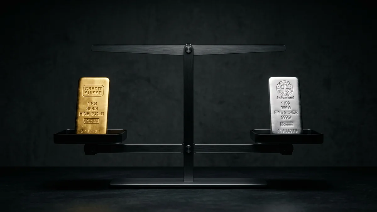 Gold-Silber-Ratio erklärt — das Verhältnis zwischen Gold- und Silberpreis verstehen