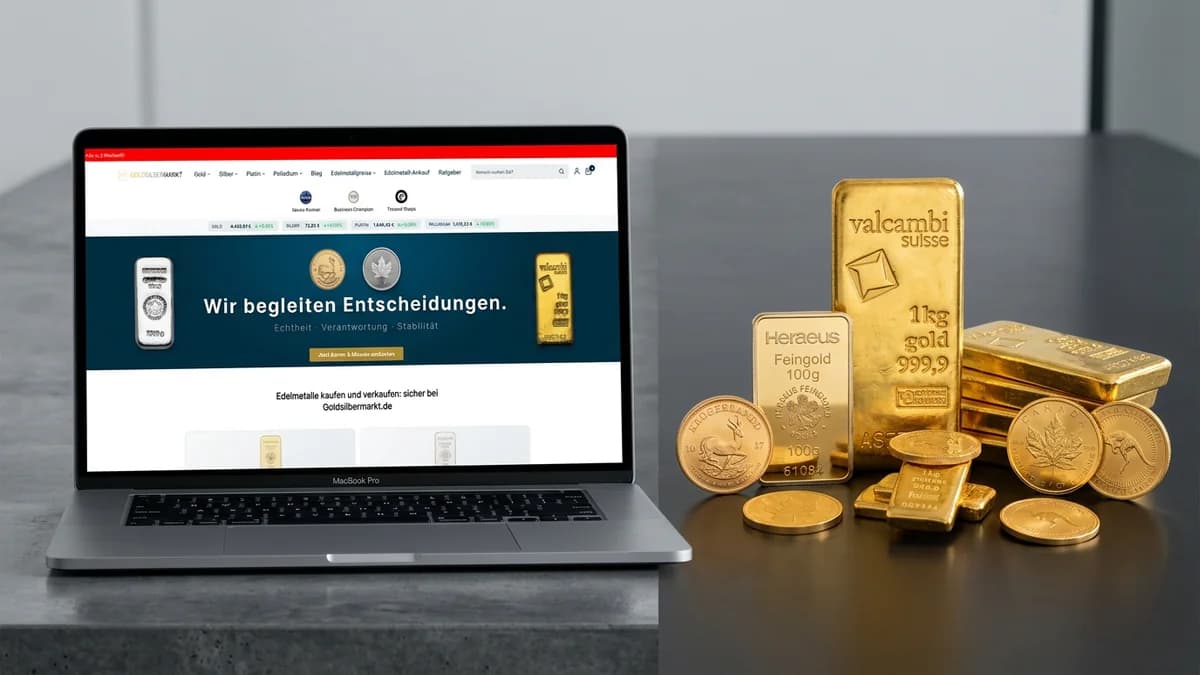 Gold kaufen — online bestellen oder persönlich vor Ort in Mannheim bei GoldSilberMarkt