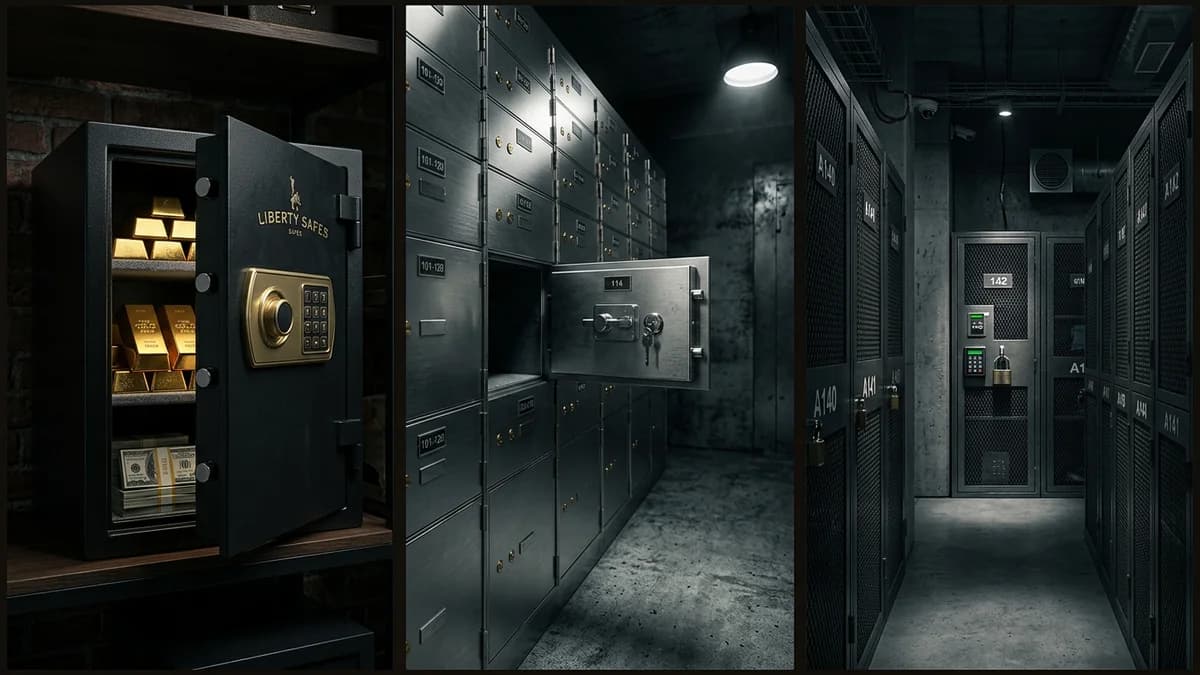 Gold sicher lagern — Heimtresor, Bankschließfach und Zollfreilager im Vergleich