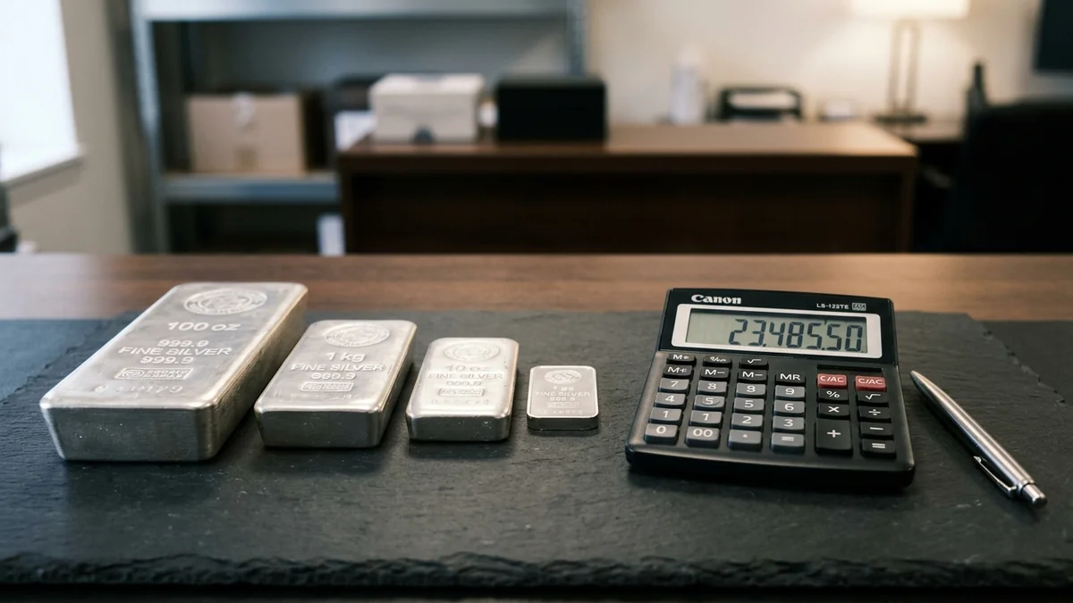 Silberbarren verkaufen – Ankauf