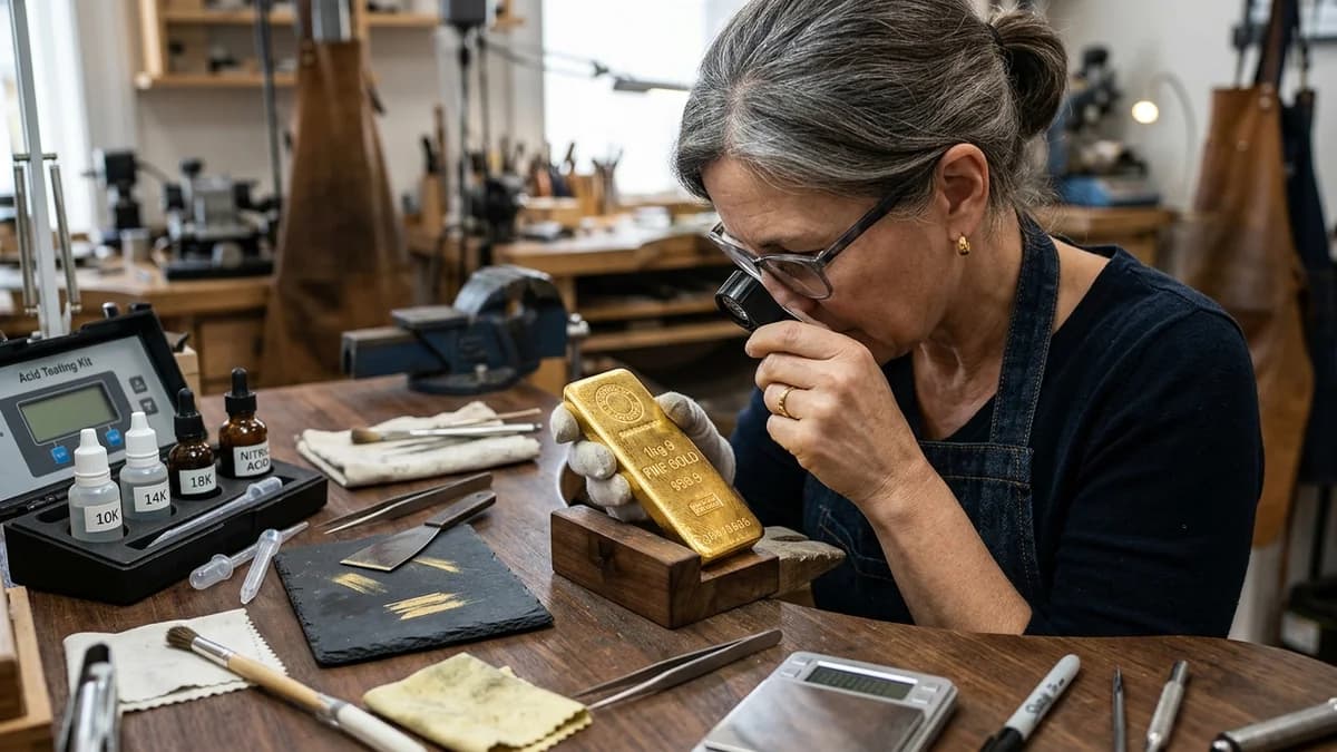 Gold Echtheit prüfen – 5 Methoden