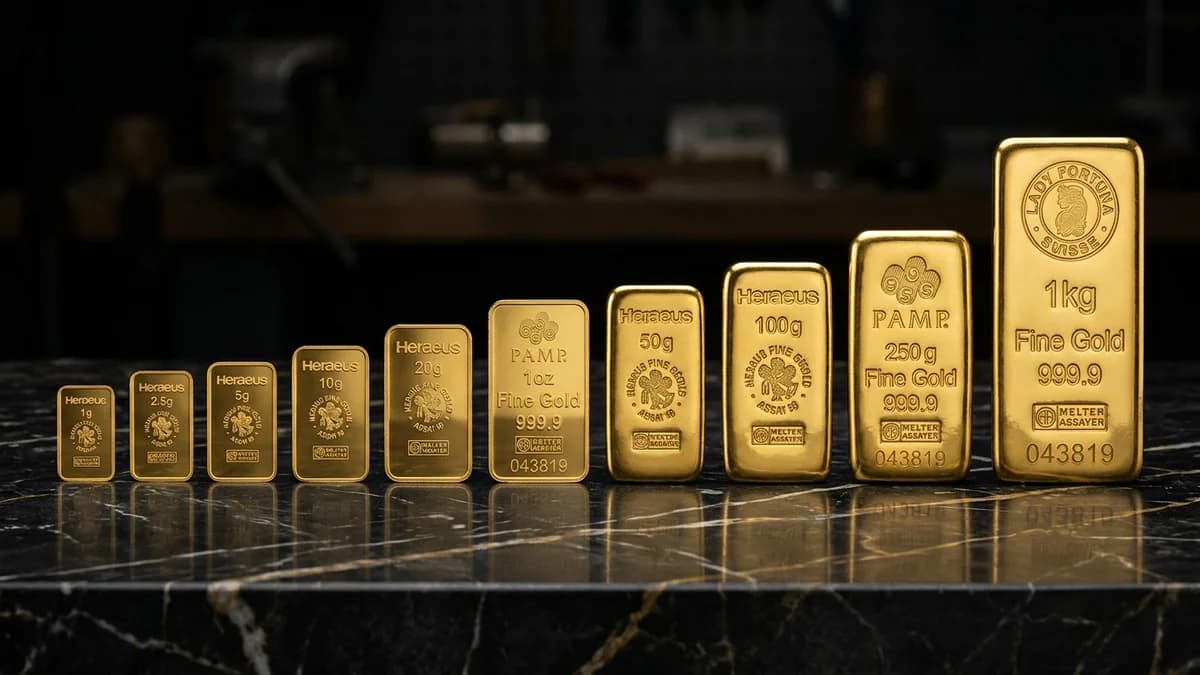 Goldbarren kaufen — von 1g bis 1kg, LBMA-zertifizierte Hersteller bei GoldSilberMarkt