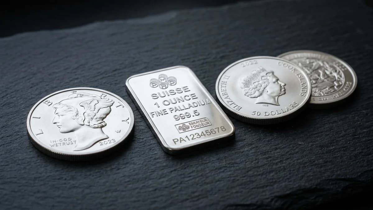 Palladiummünzen & -barren kaufen